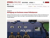 Bild zum Artikel: 'Survivor R': Aufregung um Sachsens neuen Polizeipanzer