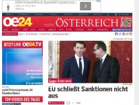 Bild zum Artikel: EU schließt Sanktionen nicht aus