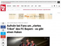 Bild zum Artikel: Aufruhr bei Fans um „viertes Trikot“ des FC Bayern - es gibt einen Haken