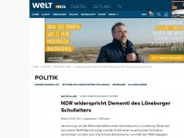 Bild zum Artikel: NDR widerspricht Dementi des Lüneburger Schulleiters