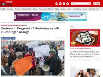 Bild zum Artikel: Gespräche nach Demonstration - Proteste in Deggendorf: Regierung erteilt Flüchtlingen Absage