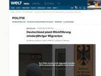 Bild zum Artikel: Deutschland plant Rückführung minderjähriger Migranten