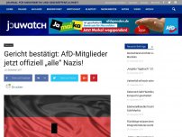 Bild zum Artikel: Gericht bestätigt: AfD-Mitglieder jetzt offiziell „alle“ Nazis!