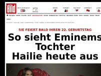 Bild zum Artikel: Sie wird 22 Jahre alt - Sie ist die Tochter vom „Rap God“