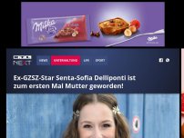 Bild zum Artikel: Ex-GZSZ-Star Senta-Sofia Delliponti ist zum ersten Mal Mutter geworden!