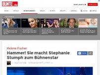 Bild zum Artikel: Helene Fischer: Hammer! Sie macht Stephanie Stumph zum Bühnenstar
