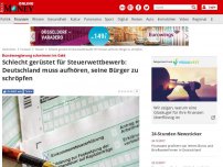 Bild zum Artikel: Bundesregierung schwimmt im Geld - Schlecht gerüstet für Steuerwettbewerb: Deutschland muss aufhören, seine Bürger zu schröpfen