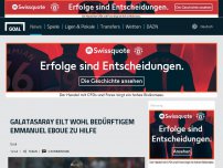 Bild zum Artikel: Galatasaray eilt wohl bedürftigem Emmanuel Eboue zu Hilfe