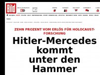 Bild zum Artikel: Kugelsicher, 200 PS - Hitler-Mercedes kommt unter den Hammer