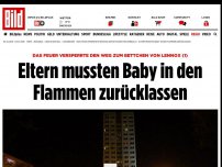 Bild zum Artikel: Hausbrand in Berlin - Familie aus 11. Stock gerettet – Kind schwer verletzt
