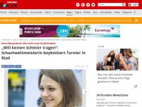 Bild zum Artikel: Anna Musytschuk reist nicht nach Saudi-Arabien - „Will keinen Schleier tragen“: Schachweltmeisterin boykottiert Turnier in Riad