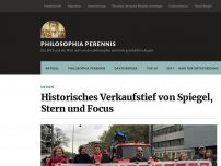 Bild zum Artikel: Historisches Verkaufstief von Spiegel, Stern und Focus