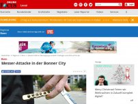 Bild zum Artikel: Bonn - Messer-Attacke in der Bonner City