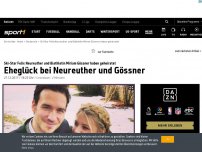 Bild zum Artikel: Liebesglück - Neureuther und Gössner heiraten heimlich