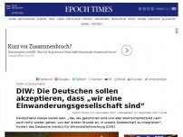 Bild zum Artikel: Die Deutschen sollen akzeptieren, dass „wir eine Einwanderungsgesellschaft sind“