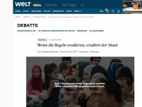 Bild zum Artikel: Wenn die Regeln erodieren, erodiert der Staat