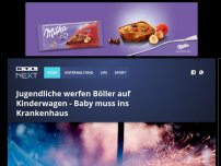 Bild zum Artikel: Jugendliche werfen Böller auf Kinderwagen - Baby muss ins Krankenhaus