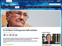 Bild zum Artikel: Verfassungsbeschwerde abgelehnt: Ex-SS-Mann Gröning muss Haft antreten