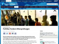 Bild zum Artikel: Politiker fordern Altersprüfungen bei Flüchtlingen