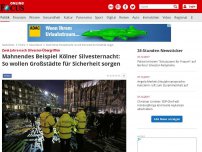 Bild zum Artikel: Zwei Jahre nach Silvester-Übergriffen - Mahnendes Beispiel Kölner Silvesternacht: So wollen Großstädte für Sicherheit sorgen