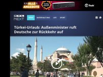 Bild zum Artikel: Türkei-Urlaub: Außenminister ruft Deutsche zur Rückkehr auf