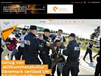 Bild zum Artikel: Genug von „Willkommenskultur“: Dänemark verlässt UN-Flüchtlingshilfswerk