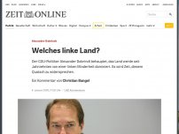 Bild zum Artikel: Alexander Dobrindt: Welches linke Land?