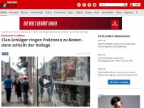 Bild zum Artikel: Eskalation in Velbert - Clan-Schläger ringen Polizisten zu Boden - dann schießt der Kollege