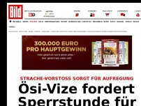 Bild zum Artikel: Strache-Vorstoß - Ösi-Vize fordert Sperrstunde für Flüchtlinge