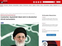 Bild zum Artikel: Mahmud Haschemi Schahrudi - Iranischer Ayatollah lässt sich in deutscher Klinik behandeln
