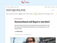 Bild zum Artikel: Alexander Dobrindt: Deutschland soll Bayern werden!