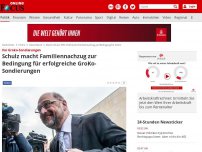 Bild zum Artikel: Vor Groko-Sondierungen - Schulz macht Familiennachzug zur Bedingung für erfolgreiche GroKo-Sondierungen