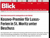 Bild zum Artikel: Nach dem Amtsantritt verdoppelte er sein Gehalt: Kosovo-Premier für Luxus-Ferien in St. Moritz unter Beschuss