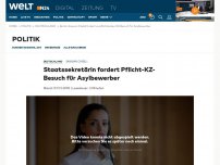Bild zum Artikel: Staatssekretärin fordert Pflicht-KZ-Besuch für Asylbewerber