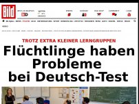 Bild zum Artikel: Nach 1300 Unterrichtsstunden - 4 von 5 Flüchtlingen bestehen Deutsch-Test nicht