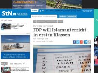 Bild zum Artikel: Parteitag in Fellbach: FDP will Islamunterricht in ersten Klassen