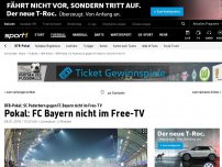 Bild zum Artikel: Pokal: Bayern-Viertelfinale nicht im Free-TV