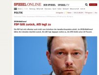 Bild zum Artikel: SPON-Wahltrend: FDP fällt zurück, AfD legt zu