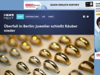 Bild zum Artikel: Überfall in Berlin: Juwelier schießt Räuber nieder