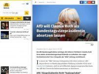 Bild zum Artikel: AfD will Bundestagsvizepräsidentin Claudia Roth absetzen lassen