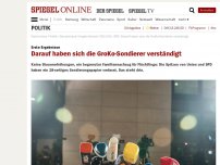 Bild zum Artikel: Erste Ergebnisse: Darauf haben sich die GroKo-Sondierer verständigt