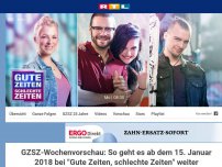 Bild zum Artikel: Die GZSZ-Wochenvorschau: So geht es weiter