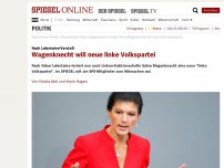 Bild zum Artikel: Nach Lafontaine-Vorstoß: Wagenknecht will neue linke Volkspartei