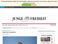 Bild zum Artikel: Merkels Uhr ist abgelaufen