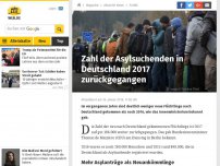 Bild zum Artikel: Zahl der Asylsuchenden in Deutschland sinkt