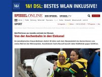 Bild zum Artikel: Bob-Pilotinnen aus Jamaika erstmals bei Olympia: Von der Aschenbahn in den Eiskanal