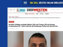 Bild zum Artikel: Dieser Mann prügelte mit Stange auf Mutter (43) und Tochter (13) ein - Jetzt jagt ihn die Duisburger Polizei mit diesem Foto