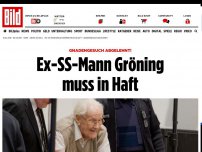 Bild zum Artikel: Gnadengesuch abgelehnt! - Ex-SS-Mann Gröning muss in Haft
