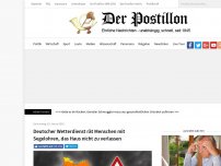 Bild zum Artikel: Deutscher Wetterdienst rät Menschen mit Segelohren, das Haus nicht zu verlassen