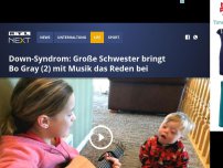 Bild zum Artikel: Down-Syndrom: Große Schwester bringt Bo Gray (2) mit Musik das Reden bei